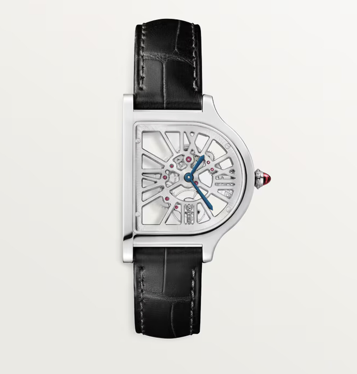 Cloche de Cartier腕錶，大型款，9626 MC型手動上鍊機械機芯。