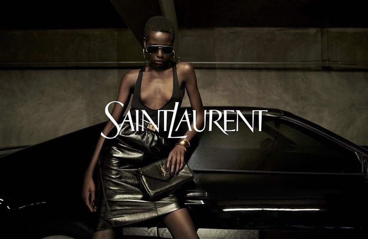 Awar Odhiang也是Saint Laurent這幾季經常出現的廣告模特兒。