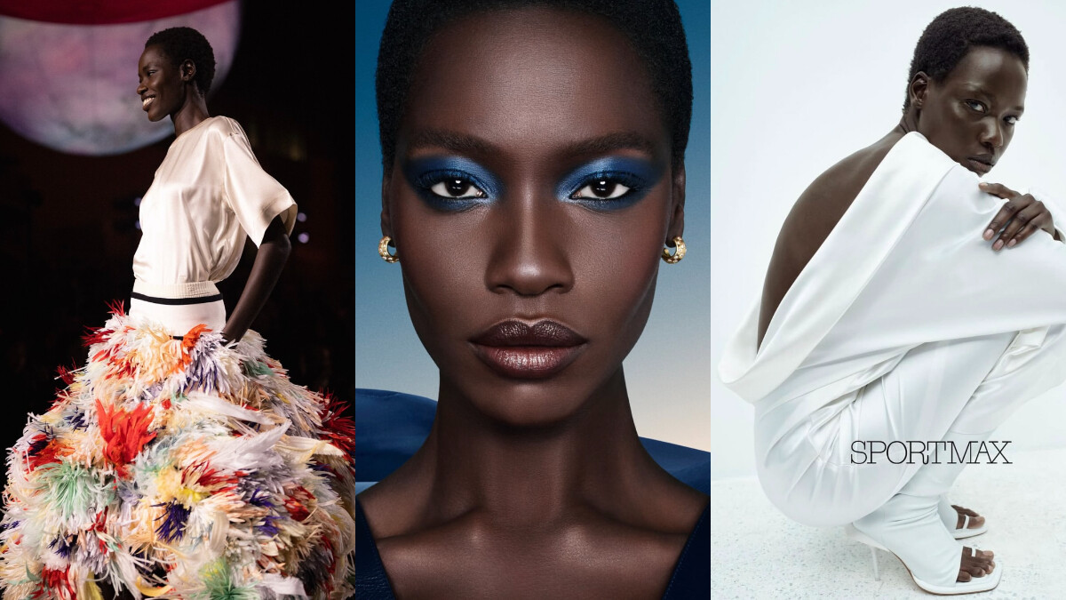 與香奈兒藝術總監Matthieu Blazy閉幕相擁的超模是誰？2026SS時裝週最美的一幕由Awar Odhiang寫下