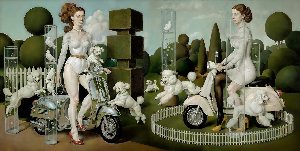 馮．沃爾夫作品〈花園堡壘〉（藝術家提供）