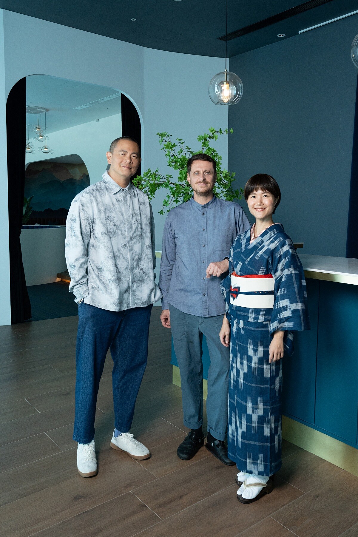 Chef Andr&eacute;、Chef Matteo 與夫人 Asari。