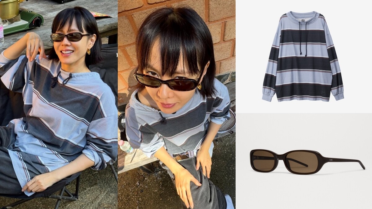 孫藝珍超隨性露營穿搭掀熱搜！CHIMI太陽眼鏡、條紋上衣成「時尚傲嬌」代表作，品牌報你知