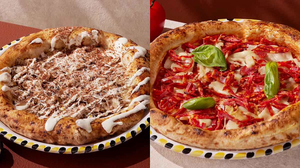 松露起司狂想曲比薩、漫步在貝加莫的小鎮比薩