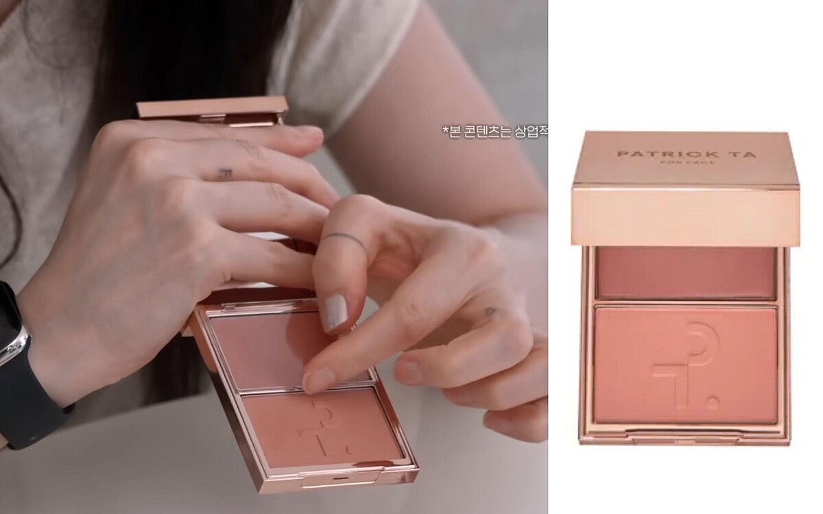 翻攝 YouTube @taeyeonofficial 탱코덕 EP.01/ Patrick Ta 雙色腮紅 #Not Too Much