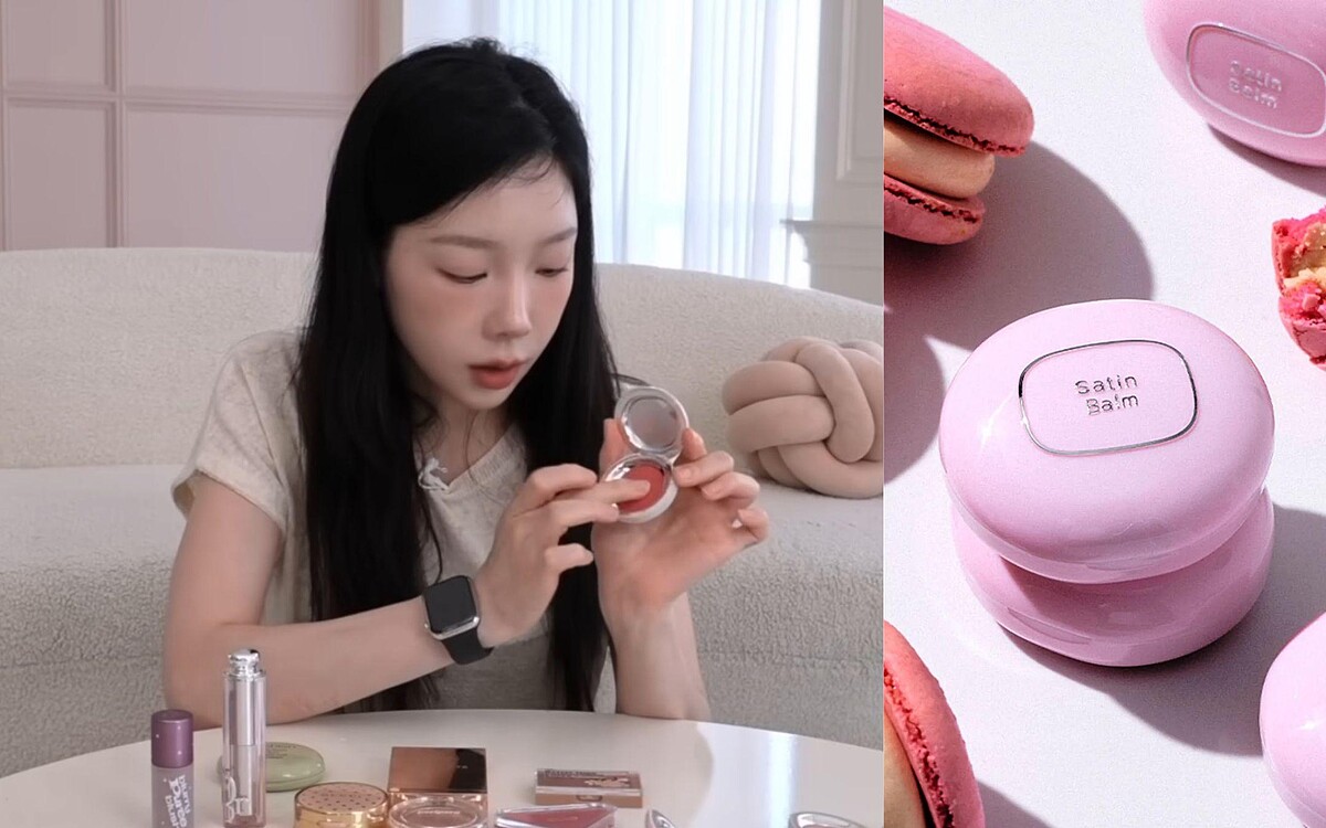 翻攝 YouTube @taeyeonofficial 탱코덕 EP.01/ TOOQ 水彩美學多用途水光唇頰霜 #11 Daze