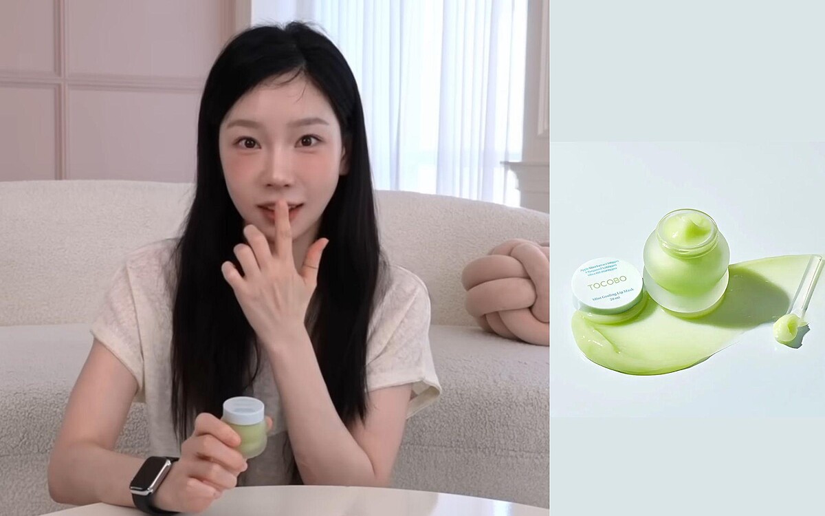 翻攝 YouTube @taeyeonofficial 탱코덕 EP.01/ Tokobo 薄荷滋潤護唇膏