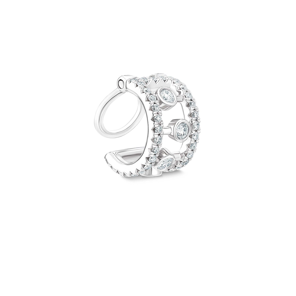 De Beers Dewdrop 18K白金鑽石耳骨夾_NT$ 63,000