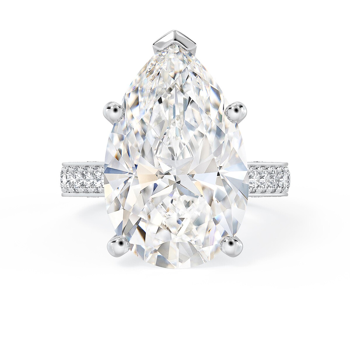 DB Classic 高級珠寶梨形切割鑽石戒指 訂價約 NTD$ 85,000,000