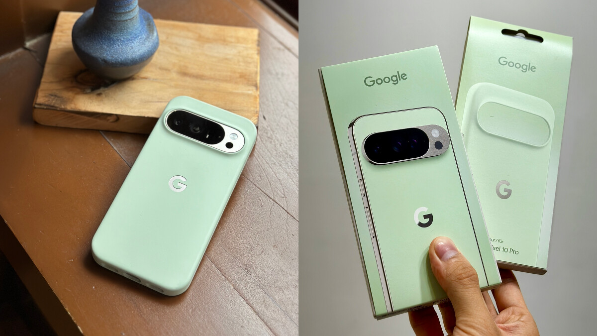 Google Pixel 10 Pro綠玉色外型及包裝