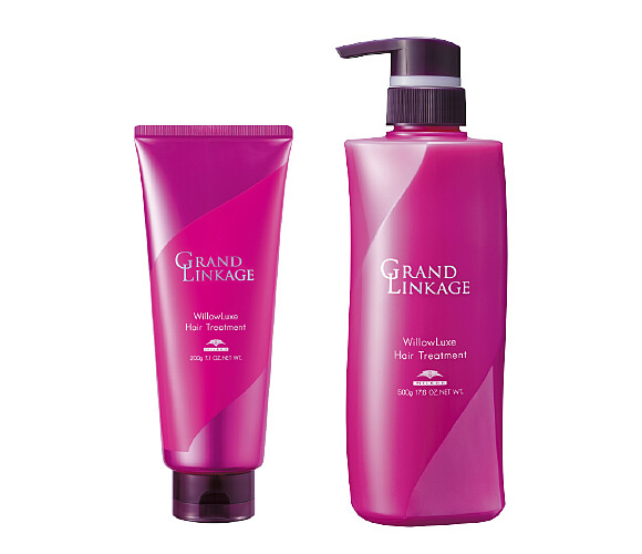 GrandLinkage 新．柔漾護髮200g，NT1,200/500g，NT2,000。