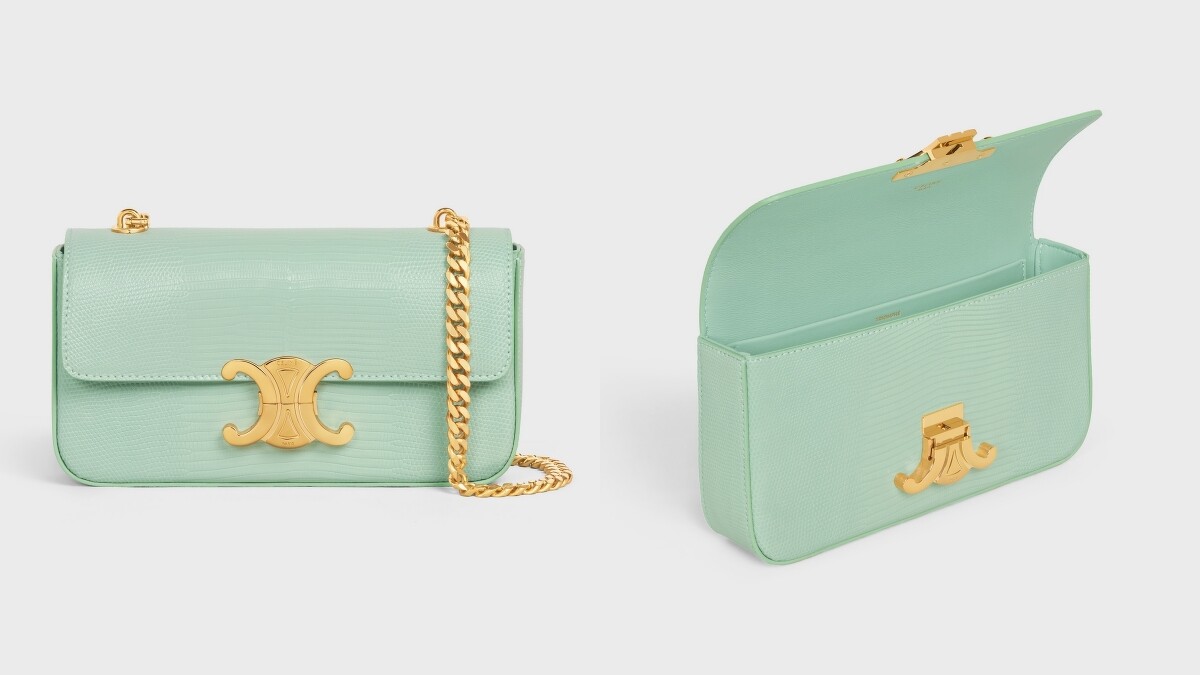 CLAUDE 蜥蜴皮鏈單肩包 價格店洽