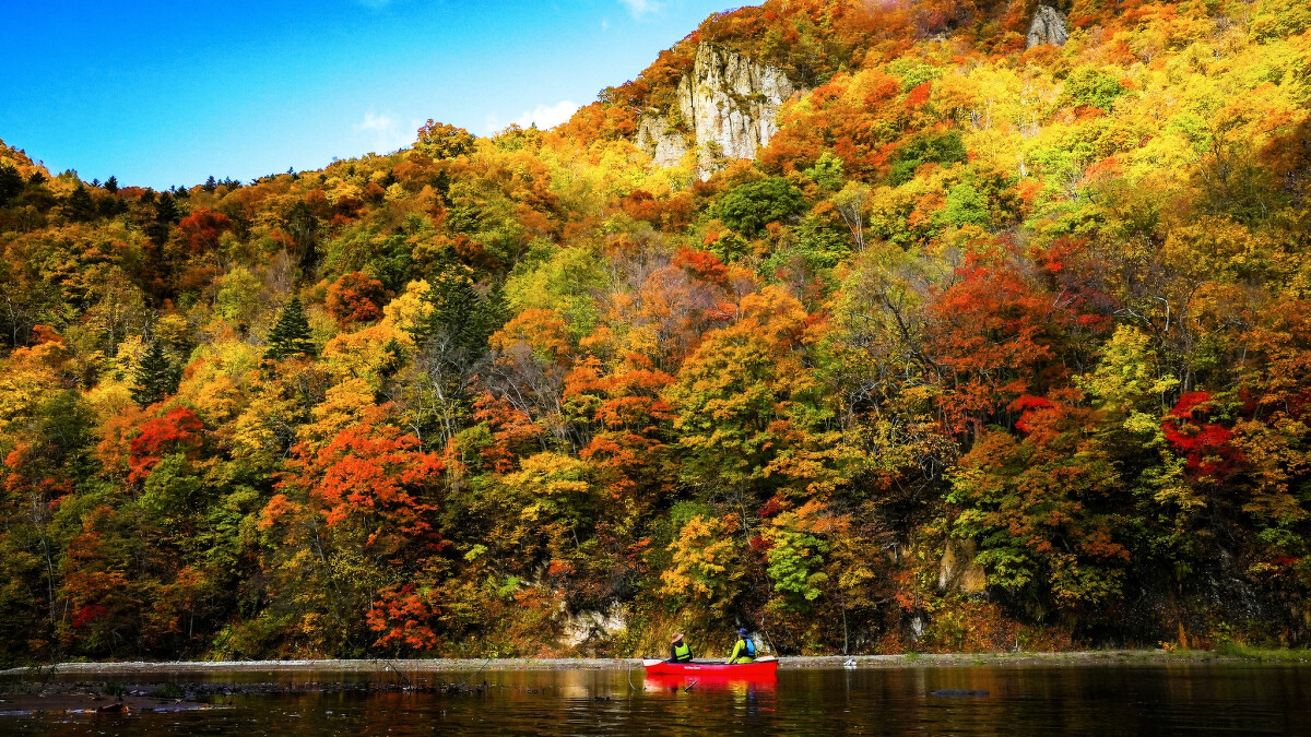 定山溪溫泉街。Photo／FB@定山渓温泉（定山渓観光協会）