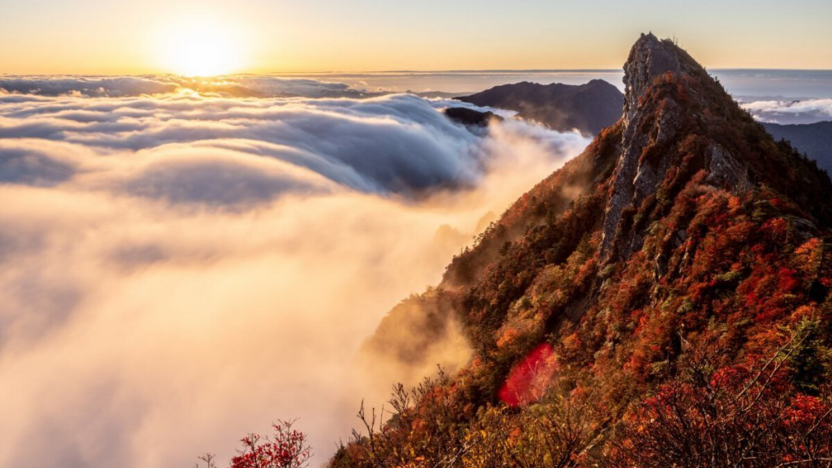 愛媛縣石鎚山。Photo／四國觀光官網
