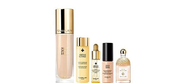 24K純金光透精華粉底0N (正貨)、24K純金光透精華粉底5ml、皇家蜂王乳平衡油3G 5ml、皇家蜂王乳蜜露15ml、花草水語 晨霧玫瑰淡香水7.5ml。