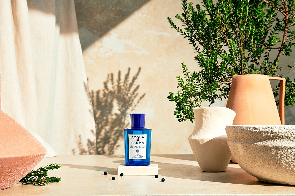 Acqua di Parma 藍色地中海帕納里加州桂淡香水12ml，NT1,500、100ml，NT6,900、150ml，NT7,500、180ml，NT9,000