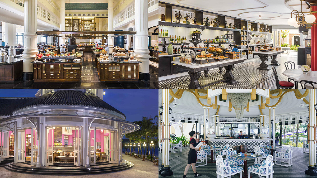 JW萬豪度假酒店餐廳一覽,各自具有奢華設計風格