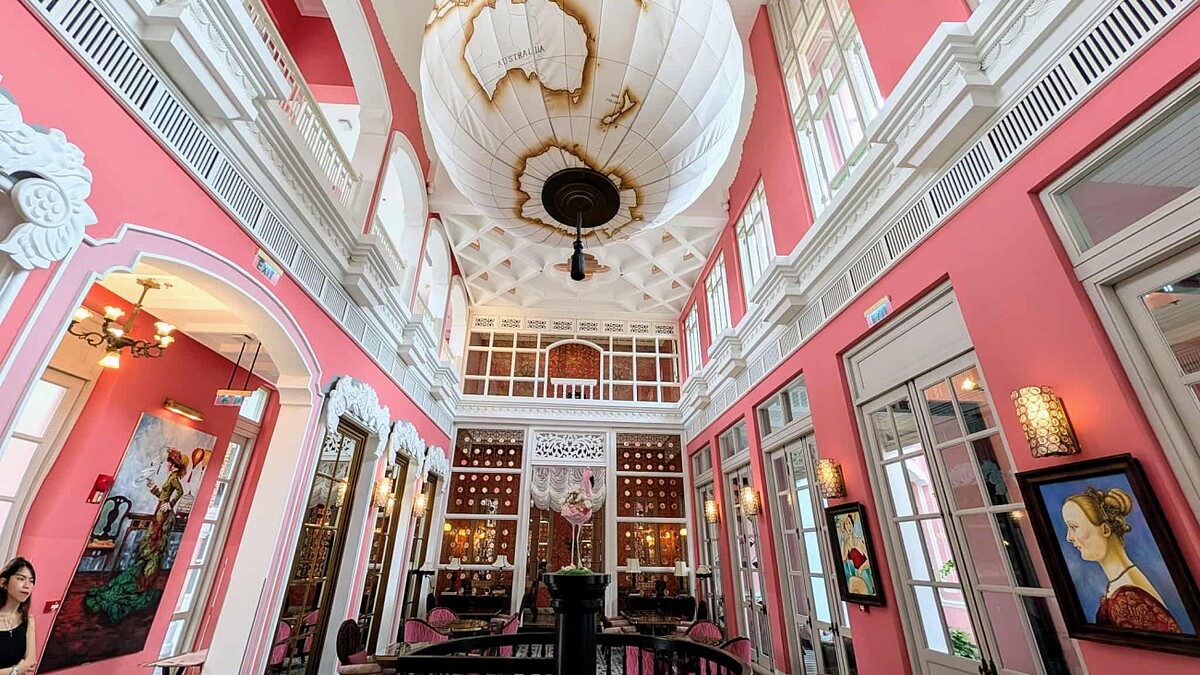 JW萬豪度假酒店Pink Pearl餐廳粉紅色調令人少女心狂噴!