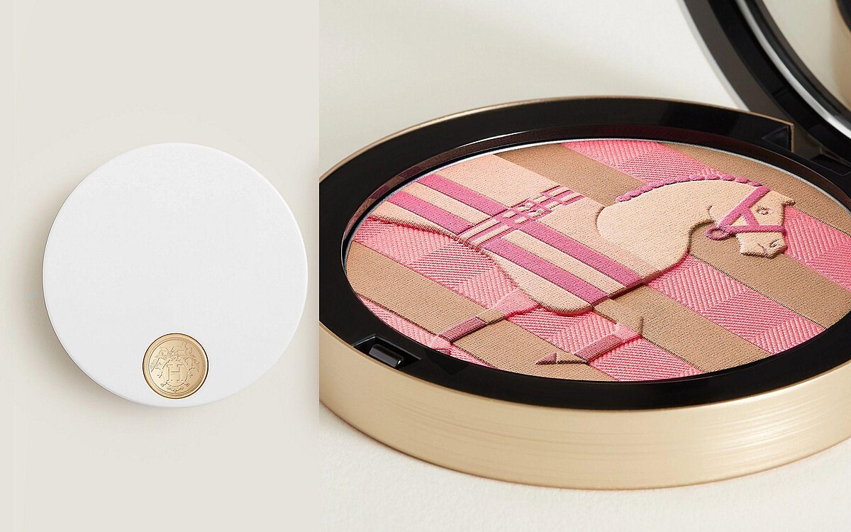 Herm&egrave;s Rocabar 愛馬仕絲柔粉妝煥顏蜜粉餅 (駿馬限量版) 15g，NT4,100