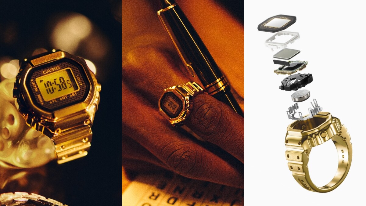 CASIO戒指錶「奢華黑金」新色！縮小10倍＋功能超齊，5大入手亮點帶你看