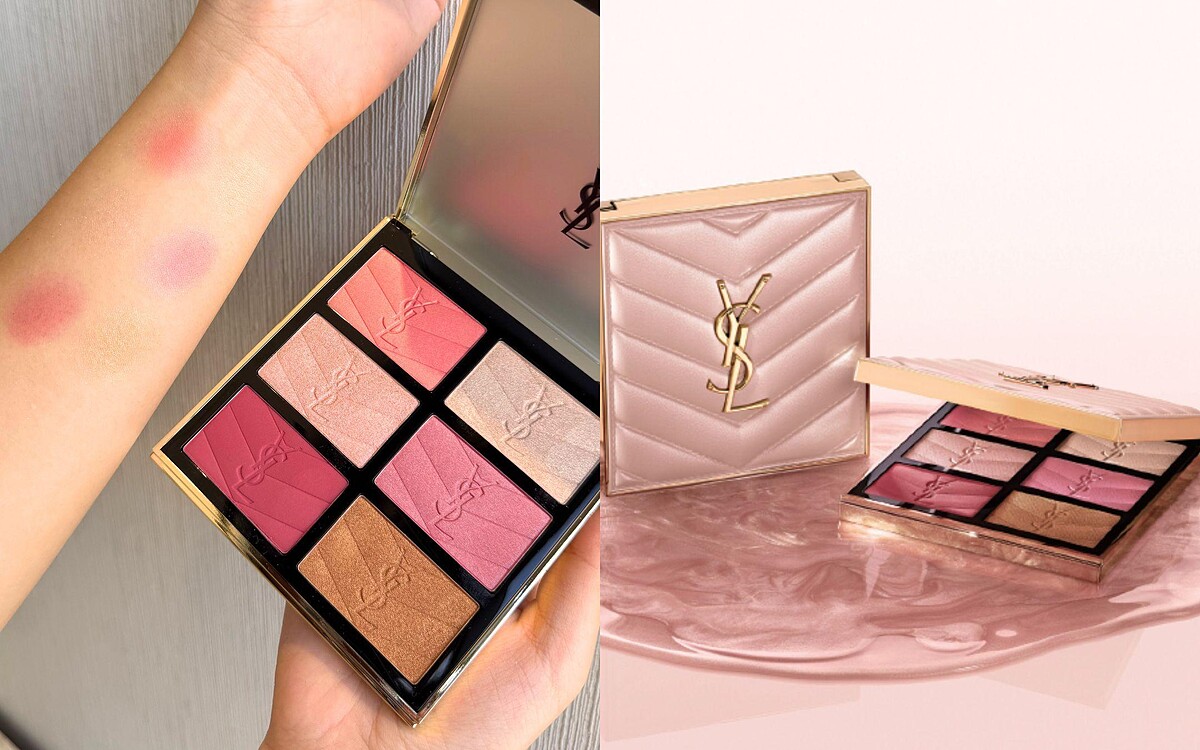 YSL 恆久完美奢燦漠光 6 色頰彩盤，NT4,150