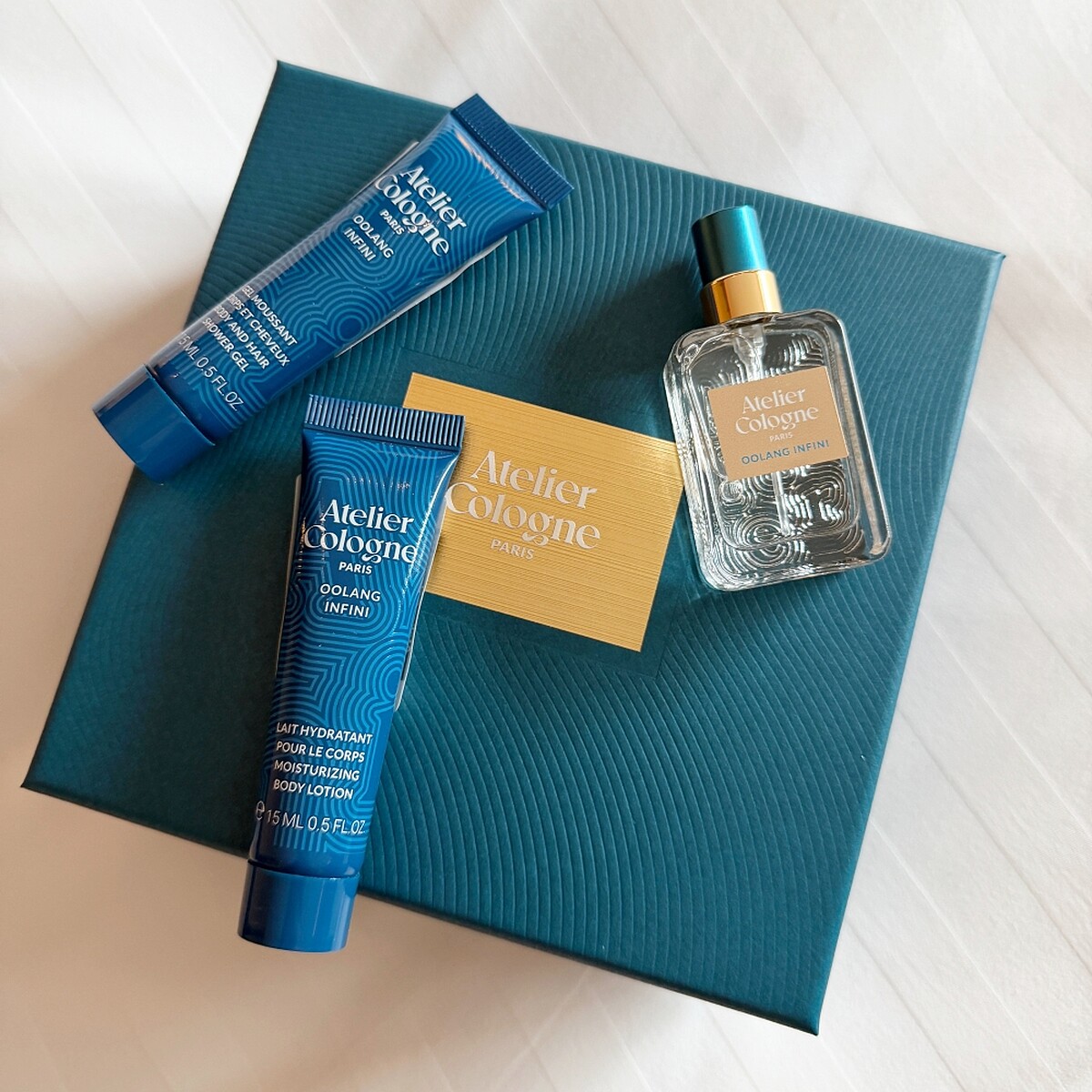 Atelier Cologne法國歐瓏攜手宜蘭礁溪寒沐酒店推出「無極烏龍香氛主題房」，入住還能獲得住房小禮物。