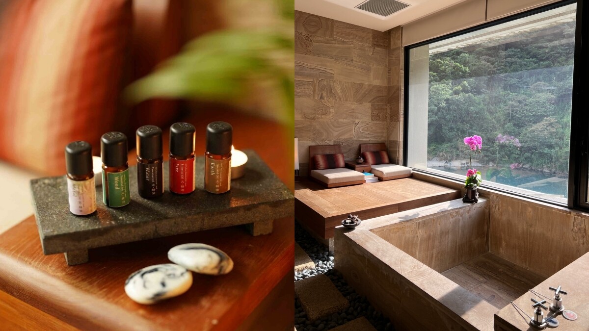 馥蘭朵烏來的Dasha SPA特調五行精油，可依據課程與身體狀況來選擇。
