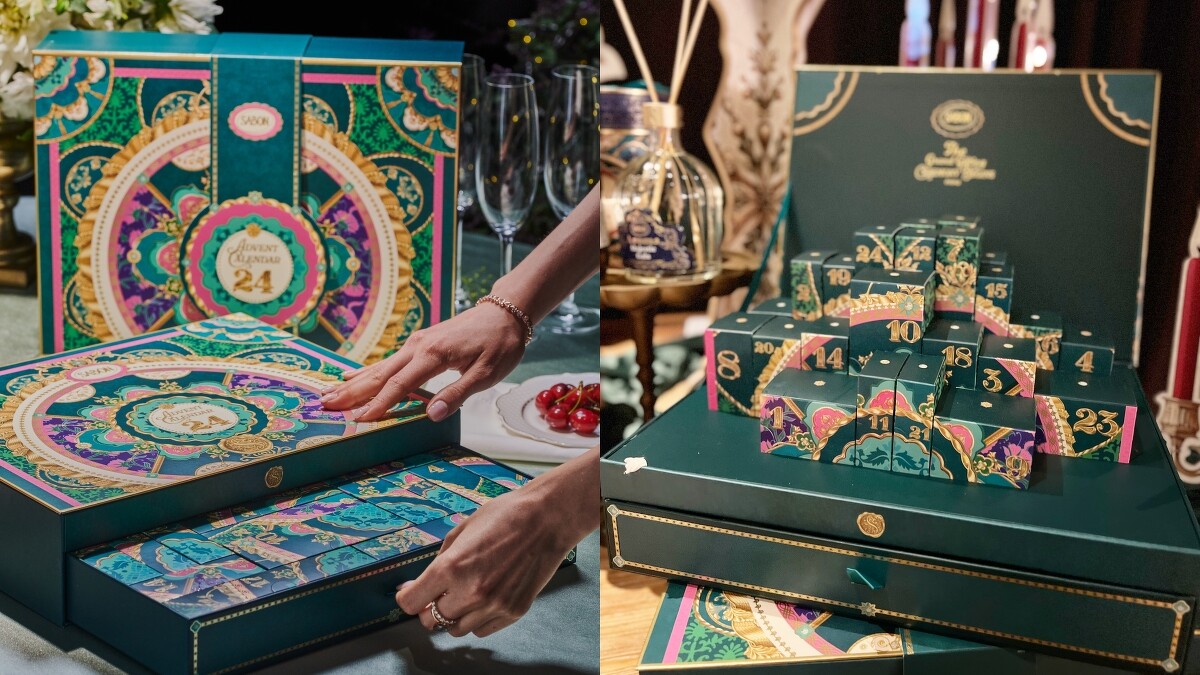 SABON 2025流光夜宴倒數月曆。