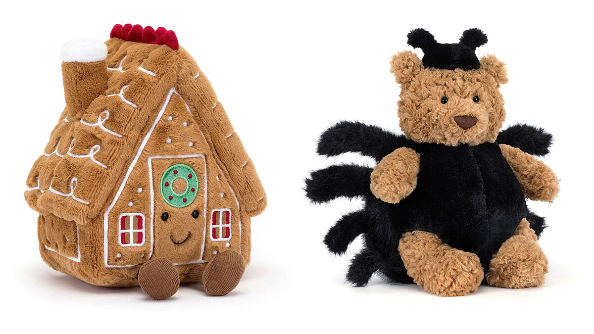 Jellycat萬聖節＆聖誕節系列！4款超萌玩偶一次看，花生貓、薑餅屋太欠收