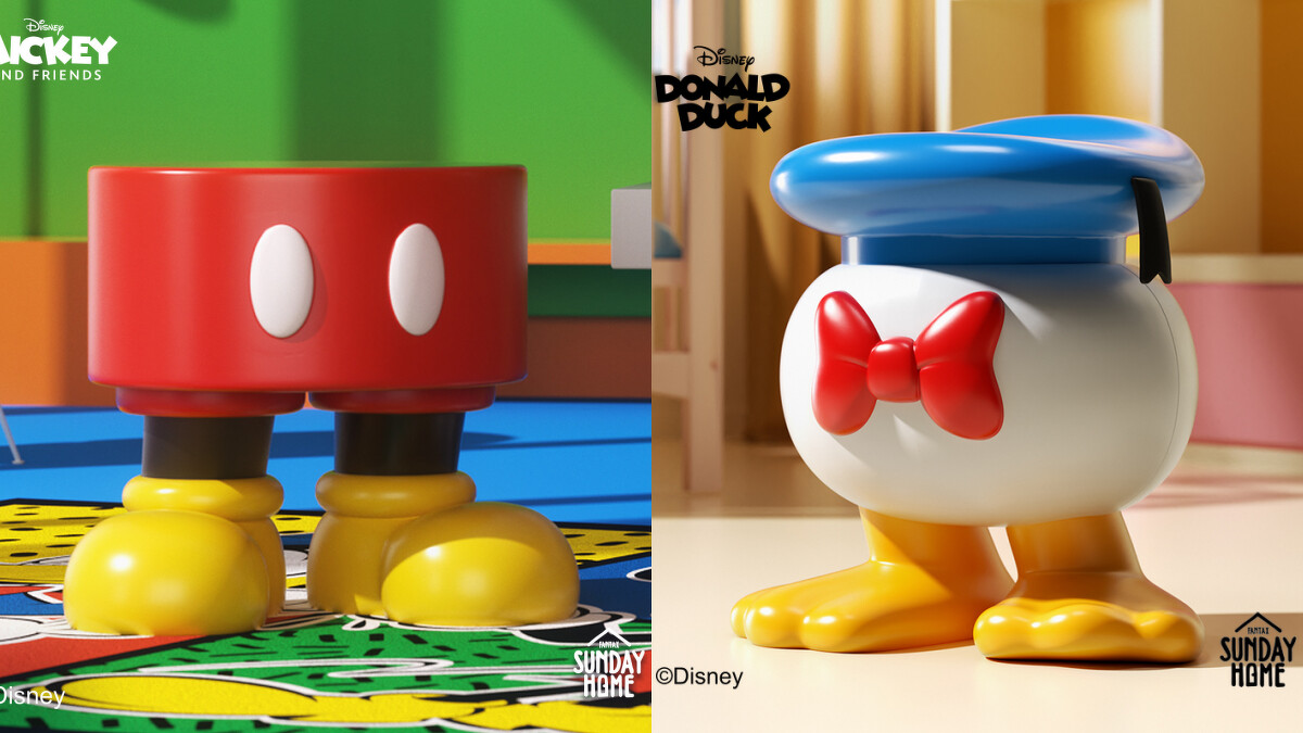 SUNDAY HOME「米奇與唐老鴨小矮凳」