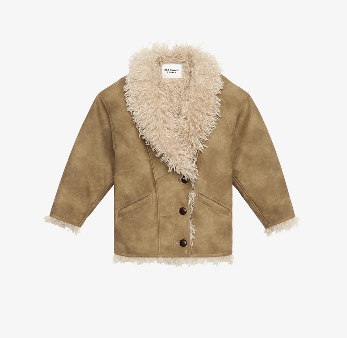 Isabel Marant 翻領麂皮夾克