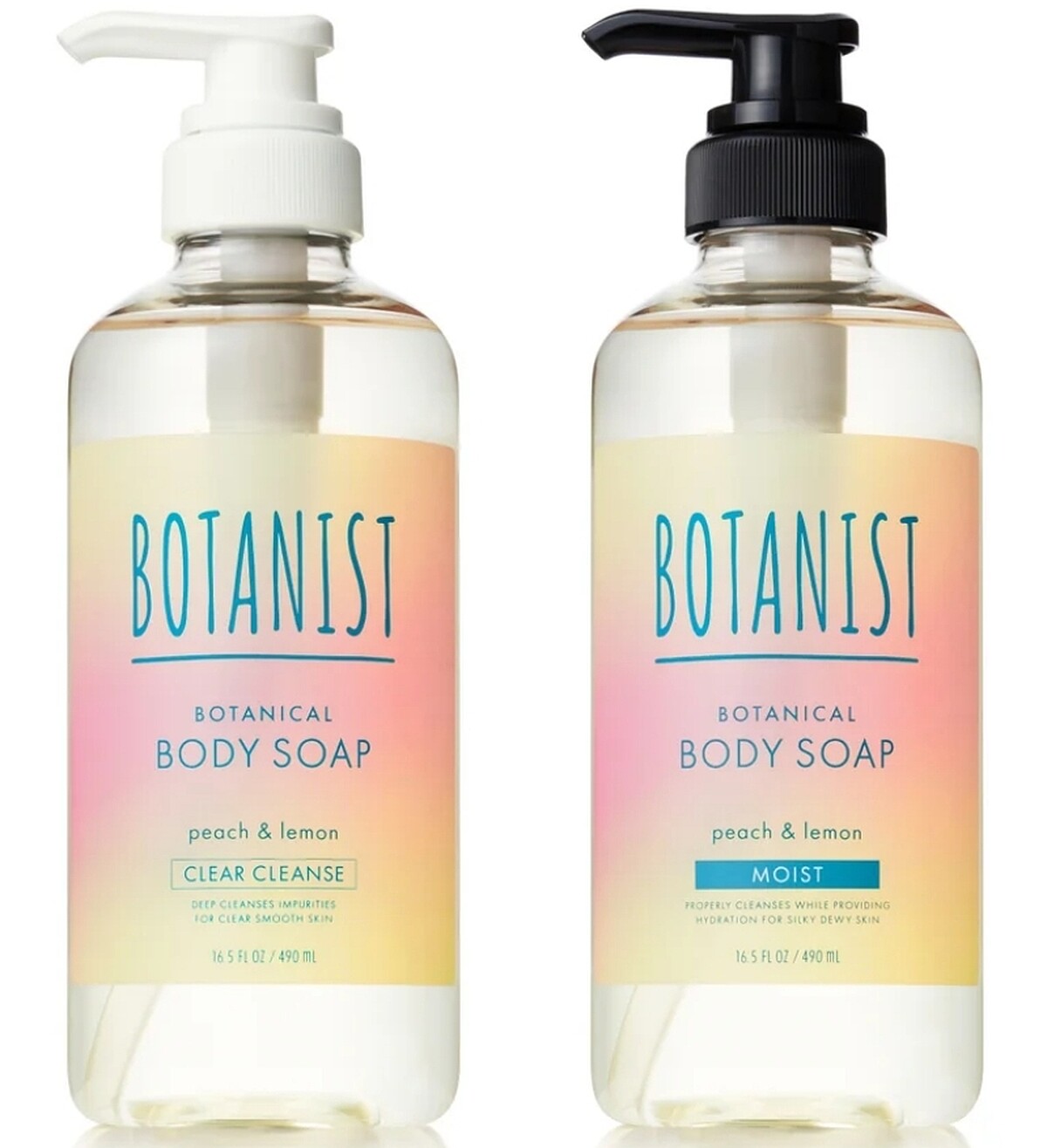 BOTANIST蜜桃檸檬沐浴乳(清爽、保濕)440mL，NT390