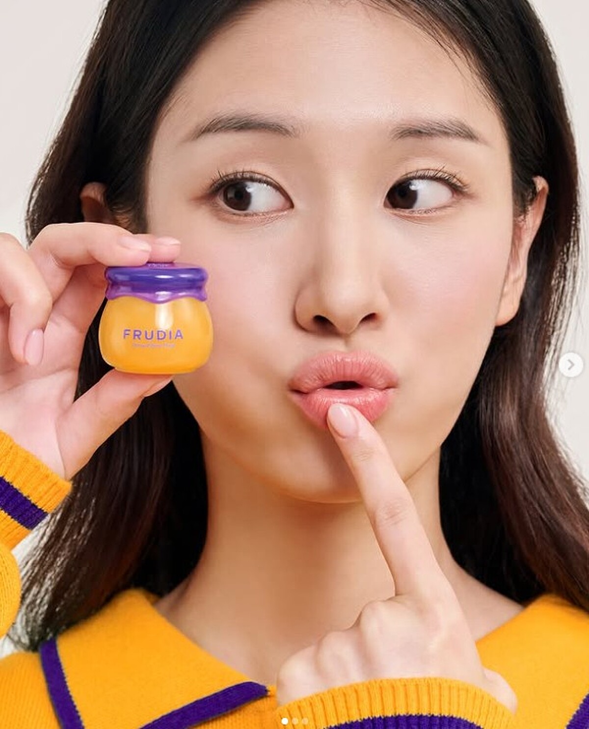 FRUDIA 確認過嘴唇系列 蜂蜜藍莓保濕潤澤護唇膏10ml,NT250。