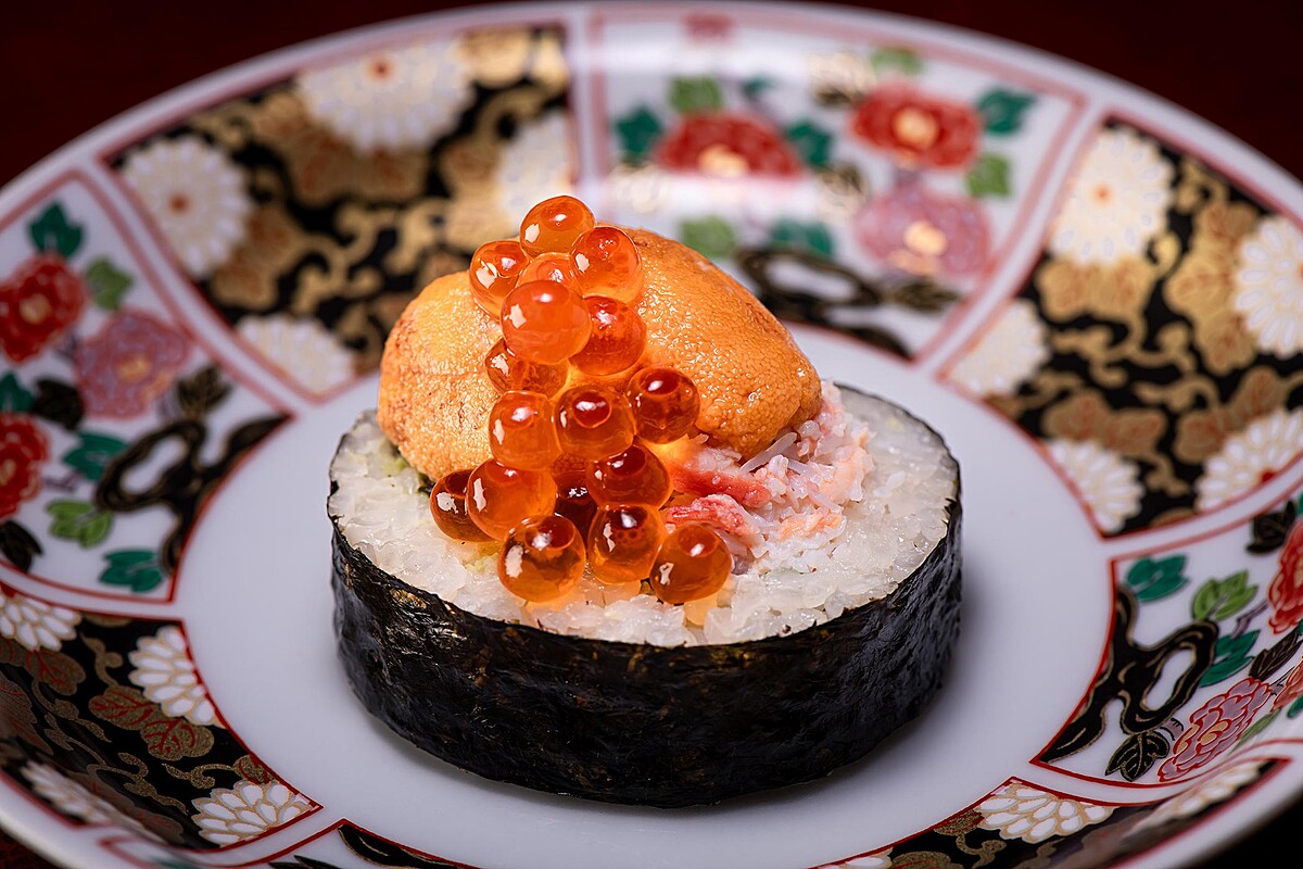 blu koi 大腹蟹肉太卷。