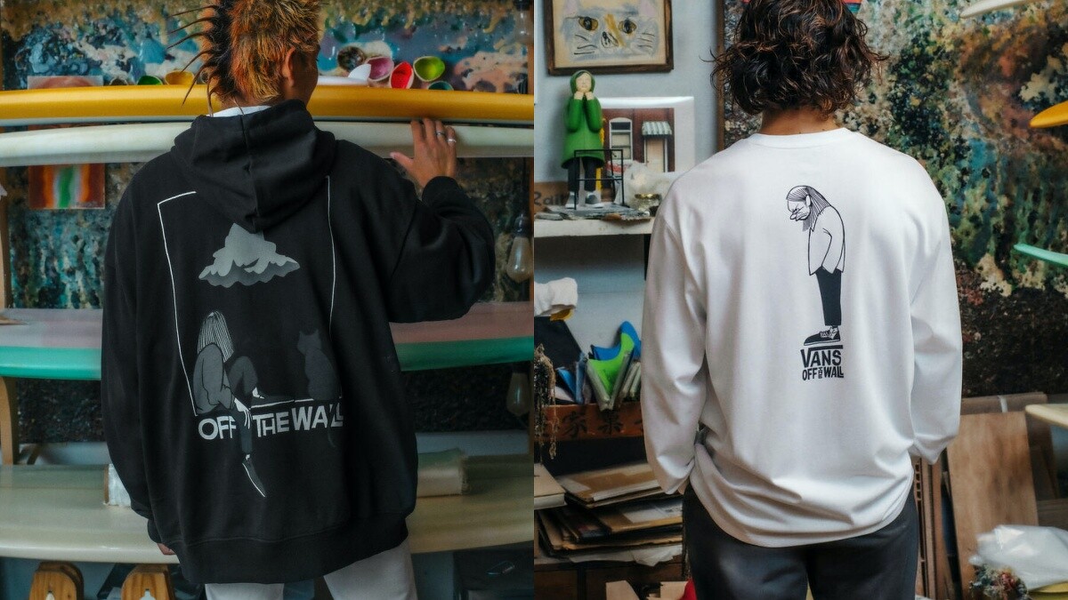 Vans x Yusuke Hanai 連帽大學T NT.2980 / 長袖T恤 NT.1680