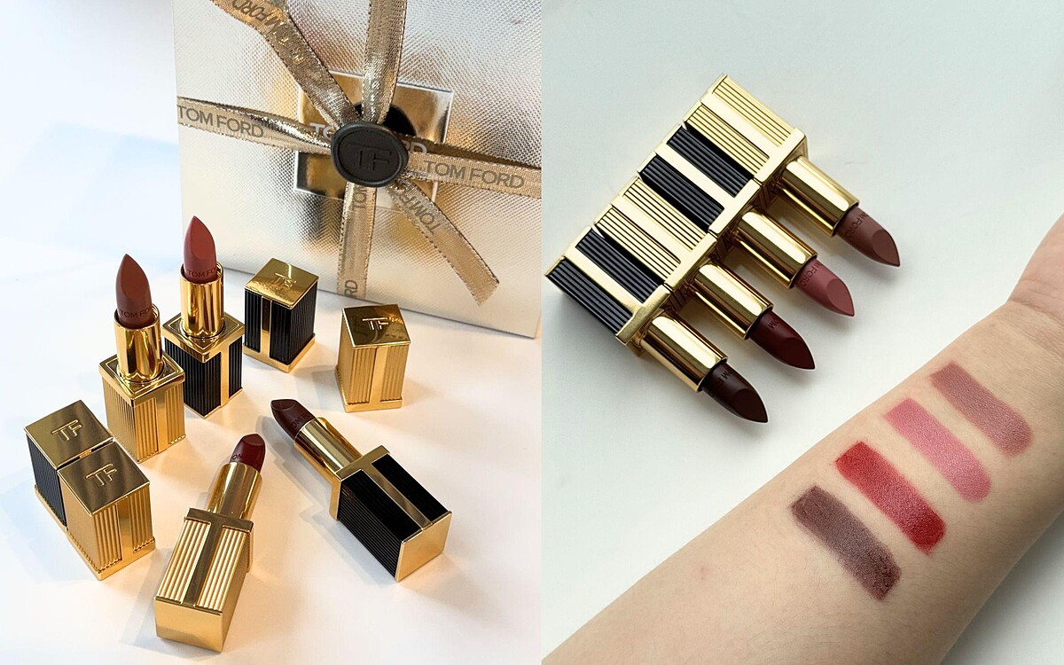 TOM FORD 極致奢華設計師唇膏，唇膏殼 NT$4,700 、唇膏蕊心 NT$1,100
