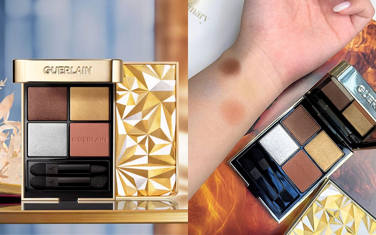 GUERLAIN 嬌蘭 星芒奇想聖誕彩妝系列：高訂深邃四色眼影盤，NT3,580