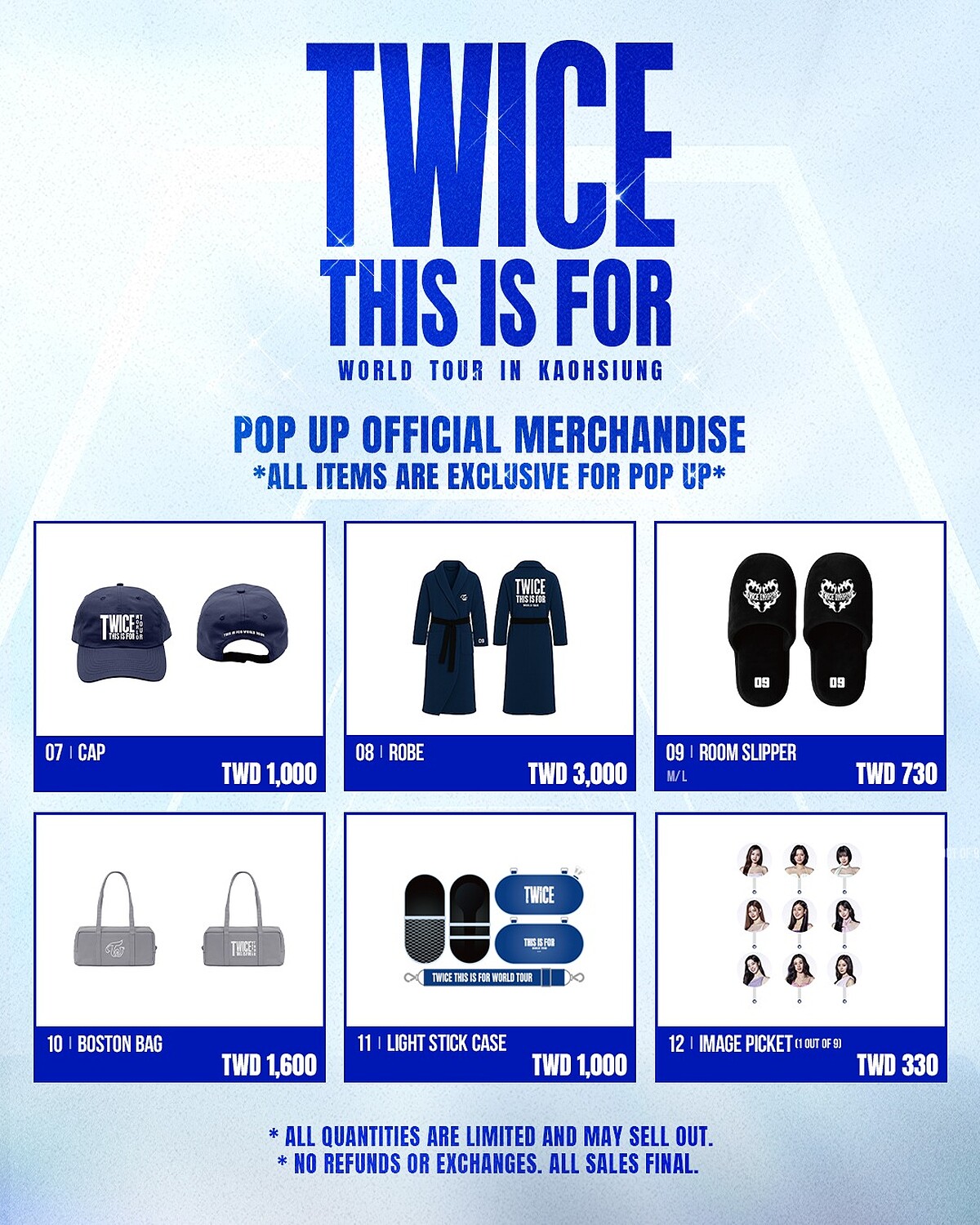 TWICE高雄快閃店週邊 Photo / Live Nation Taiwan理想國