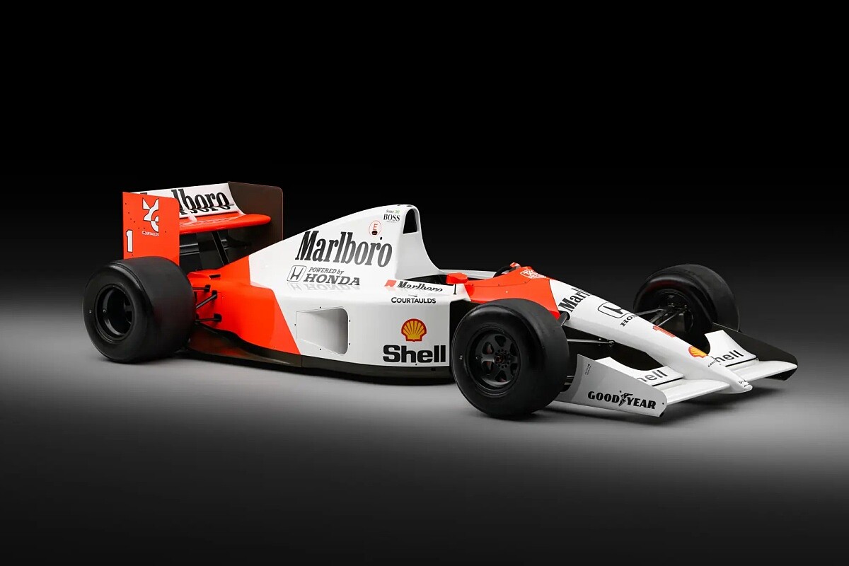 叱吒F1風雲的麥拉倫MP4/6，登上 RM Sotheby's「Sealed &ndash; Forever, Senna」拍賣會。