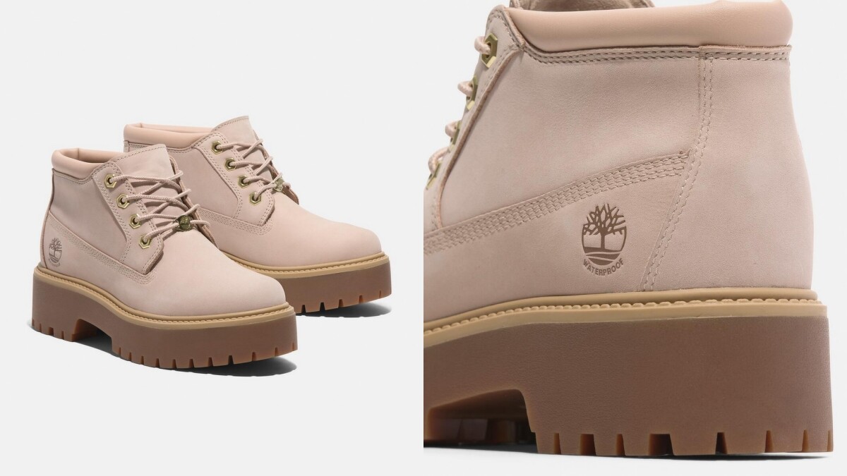 Timberland Stone Street防水厚底中筒靴NT.5,900