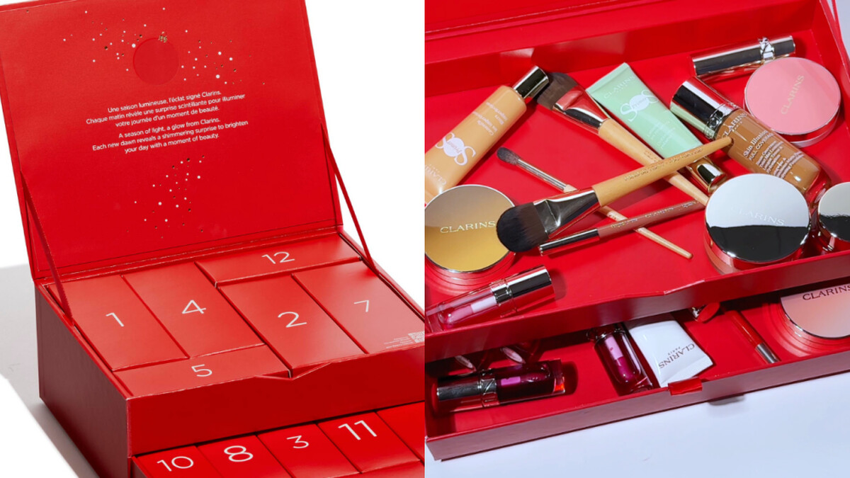 克蘭詩2025歡慶耶誕12天倒數月曆禮盒重複使用情境圖。