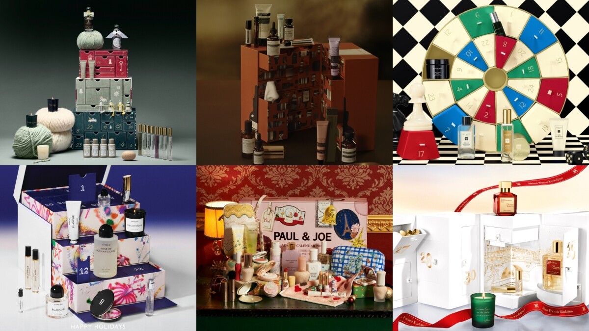 2025聖誕倒數月曆20款推薦！Aesop、Jo Malone London、Diptyque、BYREDO、DIOR、阿蒂仙、YSL、MFK…一次看