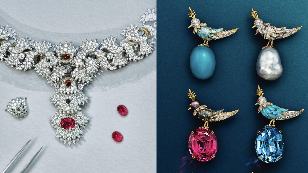 Tiffany &amp;amp; Co.珠寶腕錶展在臺北！李心潔2.8億紅寶加身、「石上鳥」披上彩虹羽翼