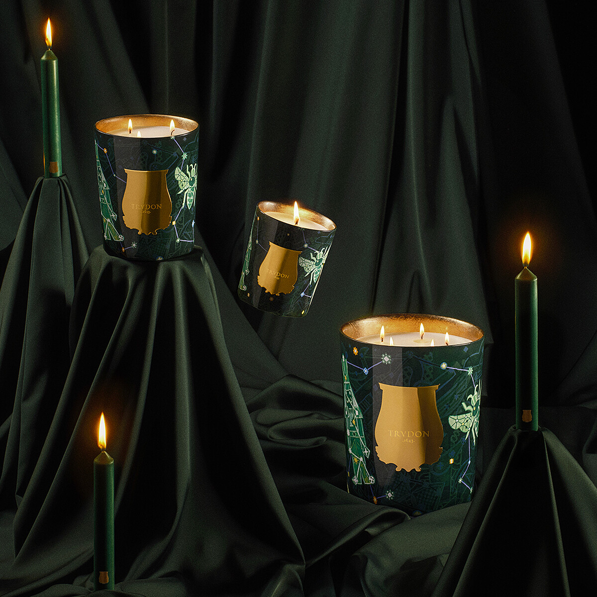 Trudon聖誕限定星界系列FIR冷杉香氛蠟燭270g,NT5,180、800g,NT13,880、2.8kg,NT25,980