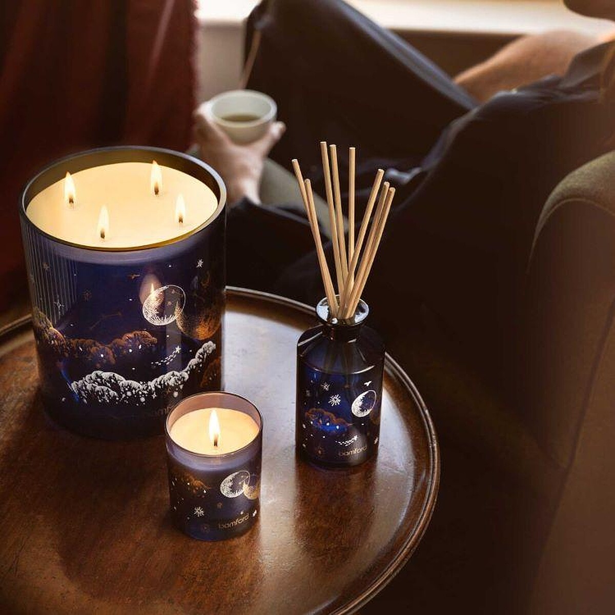 Bamford堅果織境限量香氛蠟燭140g,NT2,100、堅果織境限量室內擴香250ml,NT3,200