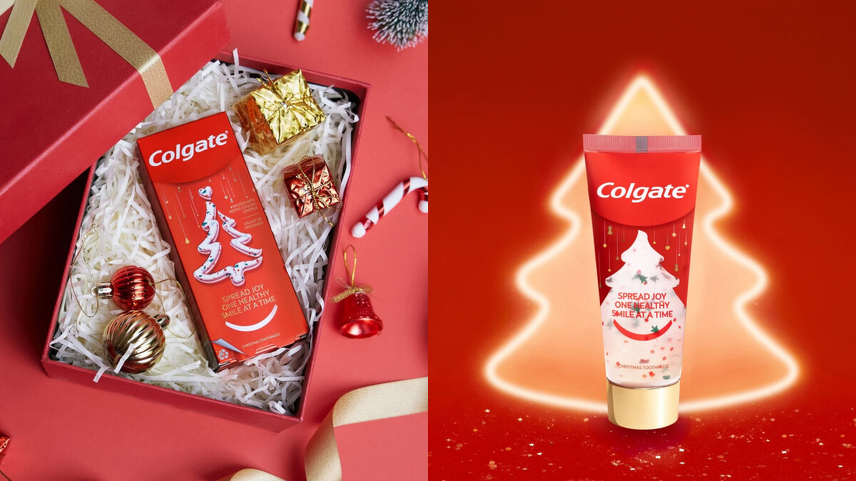 高露潔聖誕閃耀限量版牙膏2025年末再度回歸
