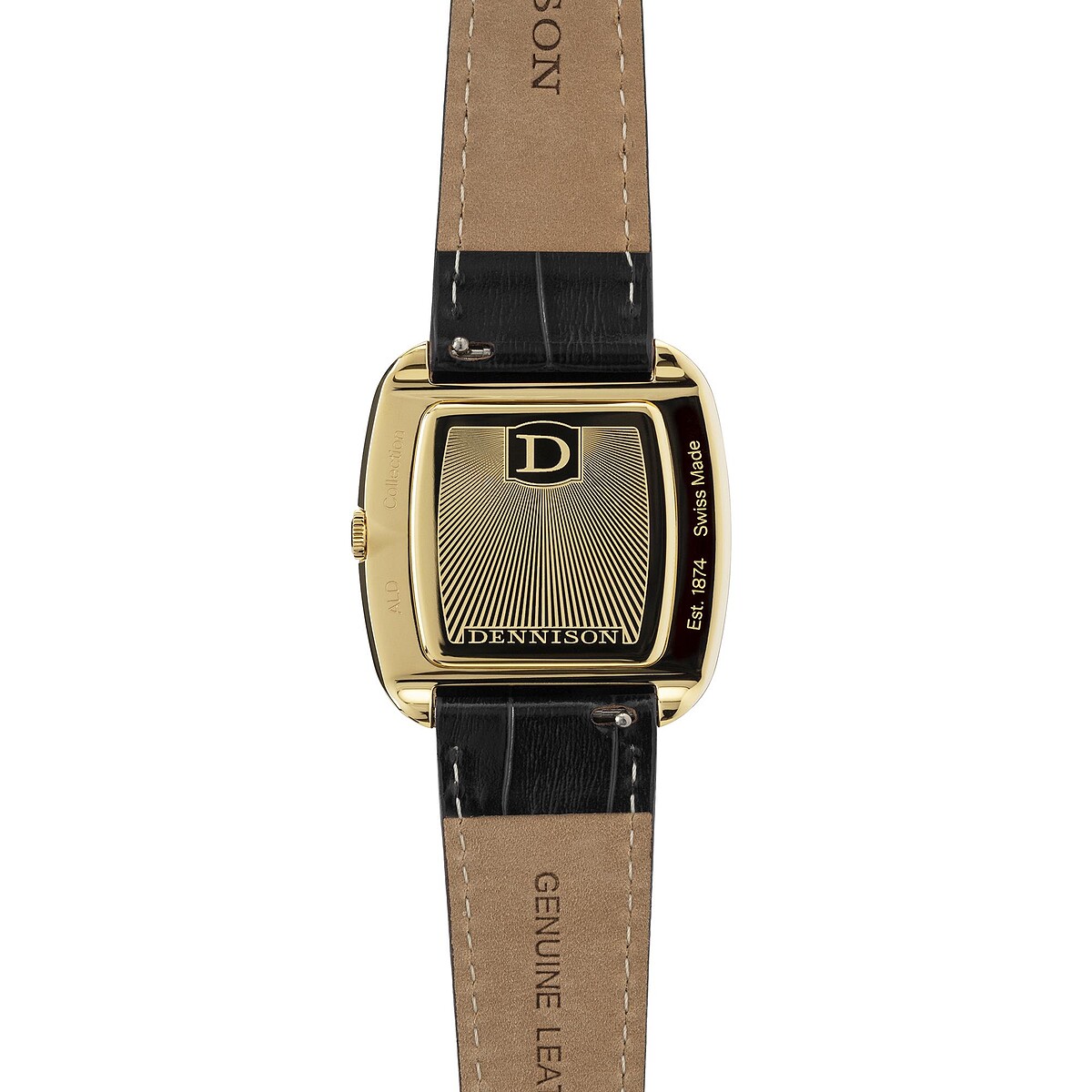 Dennison，Natural Stone Tiger Eye In Gold