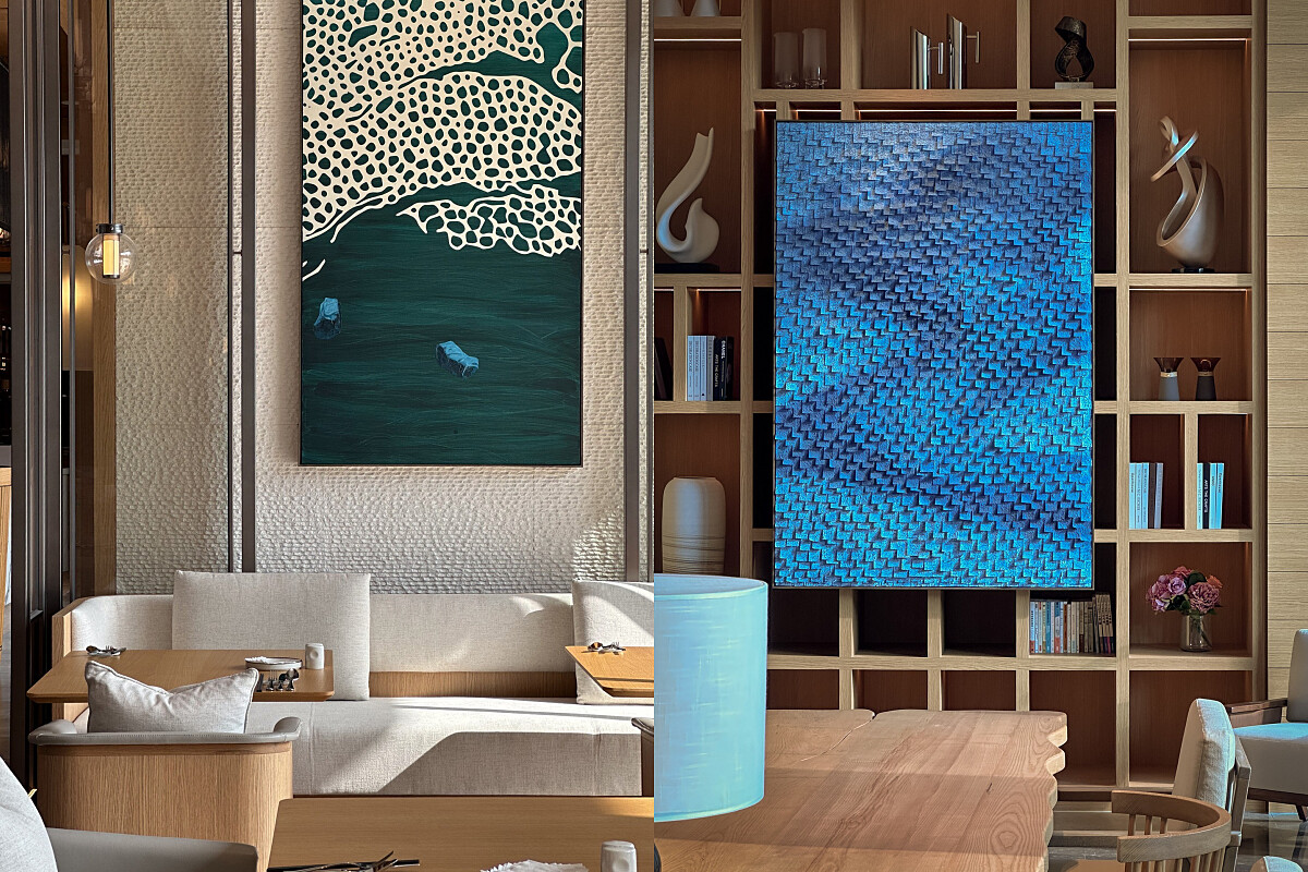 公共區域放置與多與金山風土息息相關的藝術品。