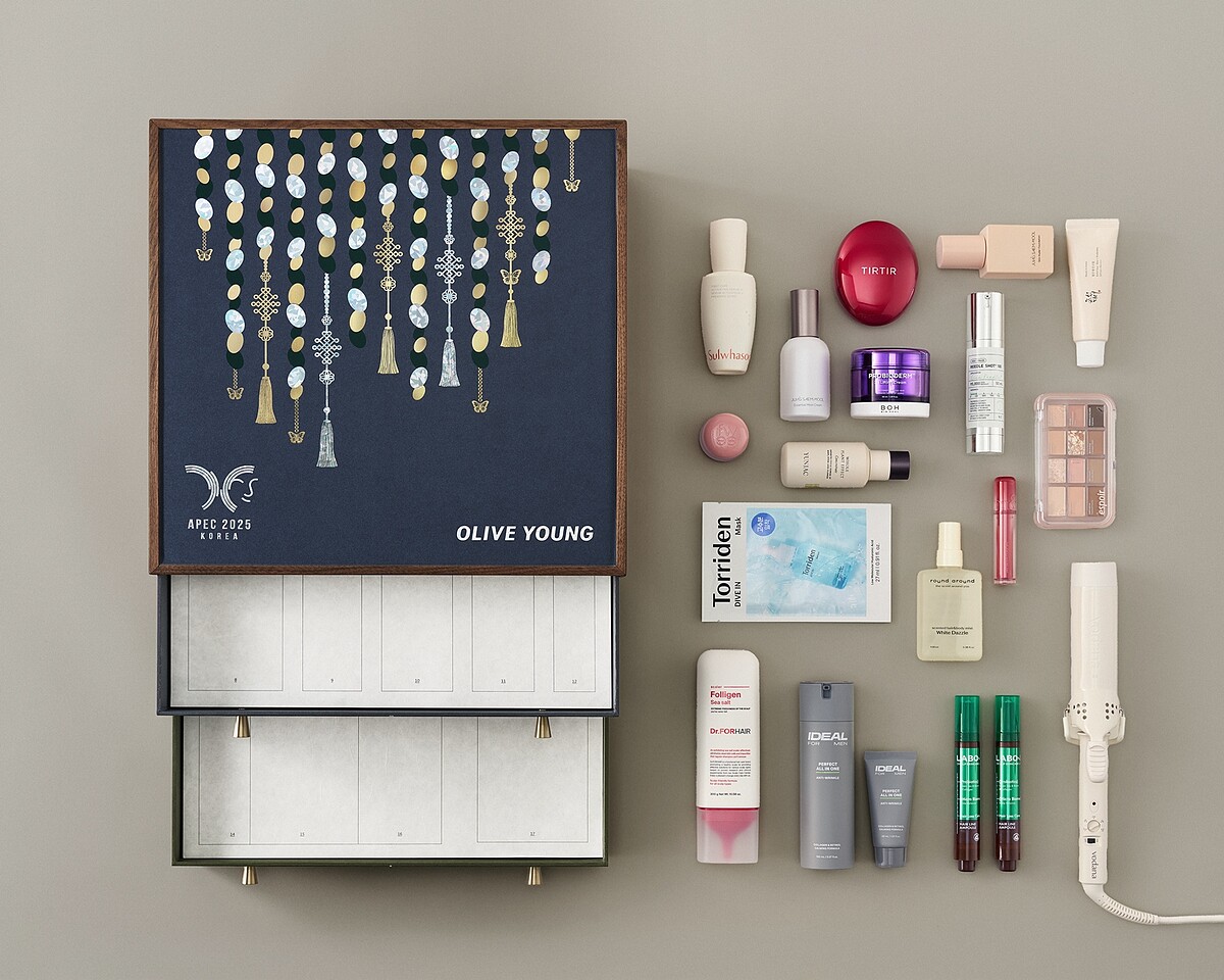 2025年APEC送給會員國的K-Beauty禮盒(Photo/CJ Olive Young官網)。