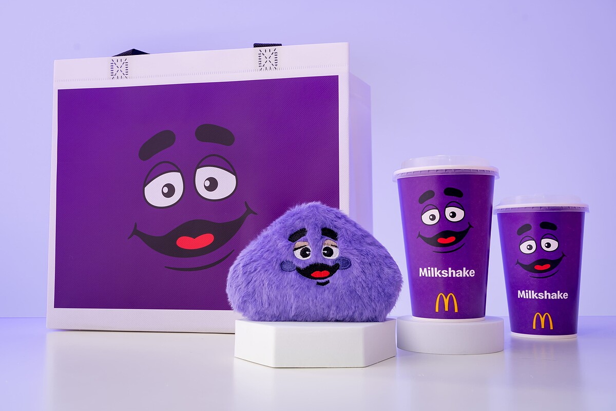 麥當勞奶昔大哥毛毛包、奶昔大哥購物袋開賣