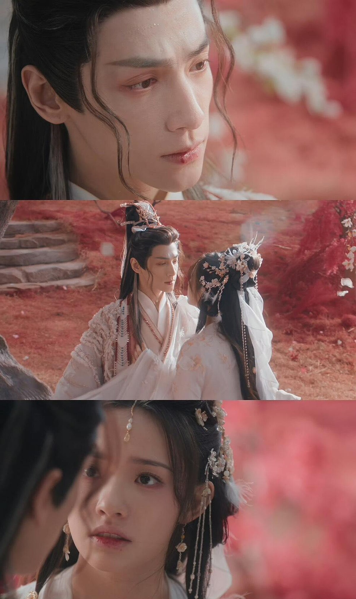 林允與羅雲熙的血吻場面又虐又美。